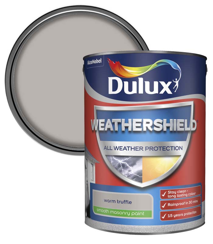 Dulux All Weather Protection Smooth Masonry - 5L - Warm Truffle