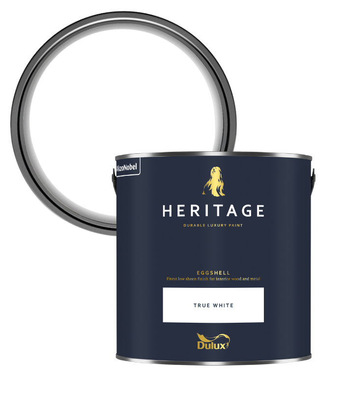 Dulux Heritage Eggshell - 2.5 Litre - True White
