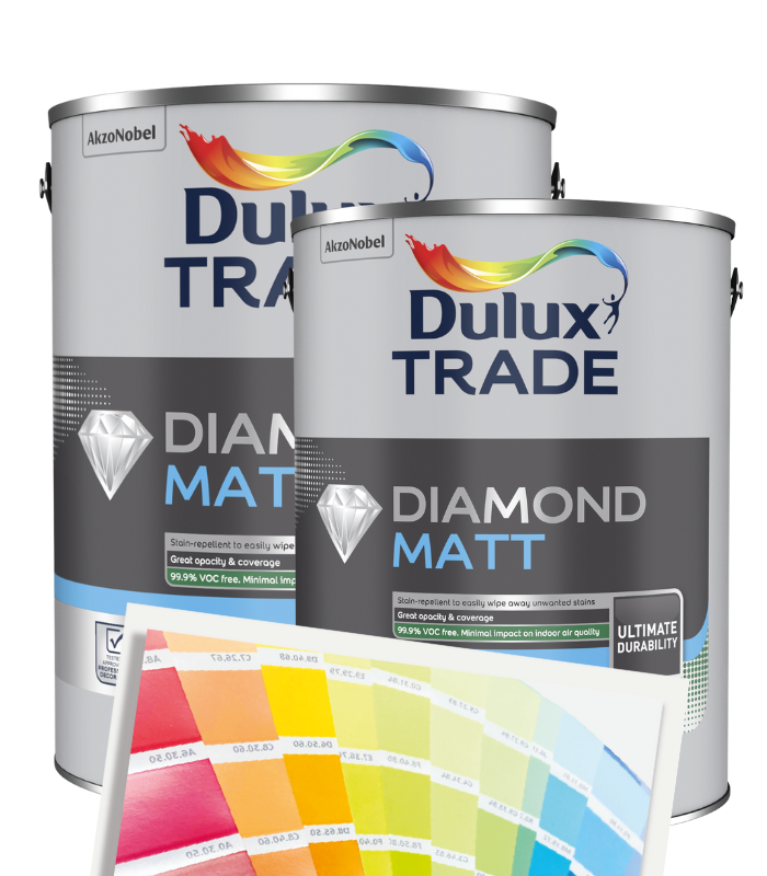 Dulux Trade Diamond Matt - Tinted Colour Match