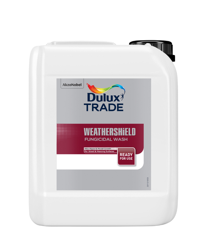 Dulux Trade Weathershield Multi-Surface Fungicidal Wash - 5 Litre