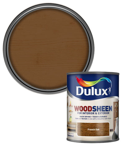 Dulux Woodsheen - Interior & Exterior - French Oak - 750ML