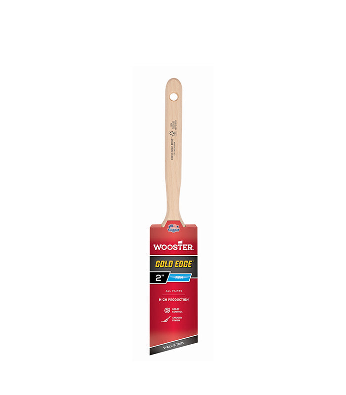 Wooster Gold Edge - Angle Sash Paint Brush - 2 Inch