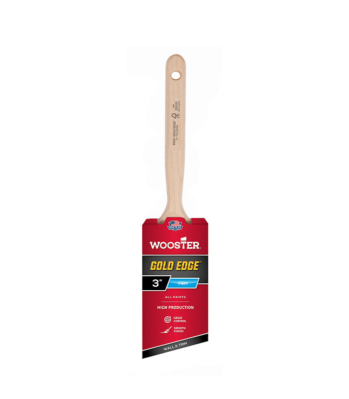 Wooster Gold Edge - Angle Sash Paint Brush - 3 Inch