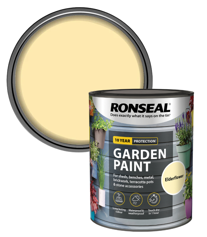 Ronseal Garden Paint - Elderflower - 750ml