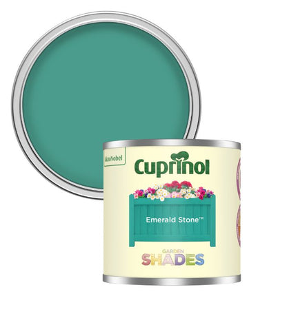 Cuprinol Garden Shades Tester Paint Pot - 125ml - Emerald Stone