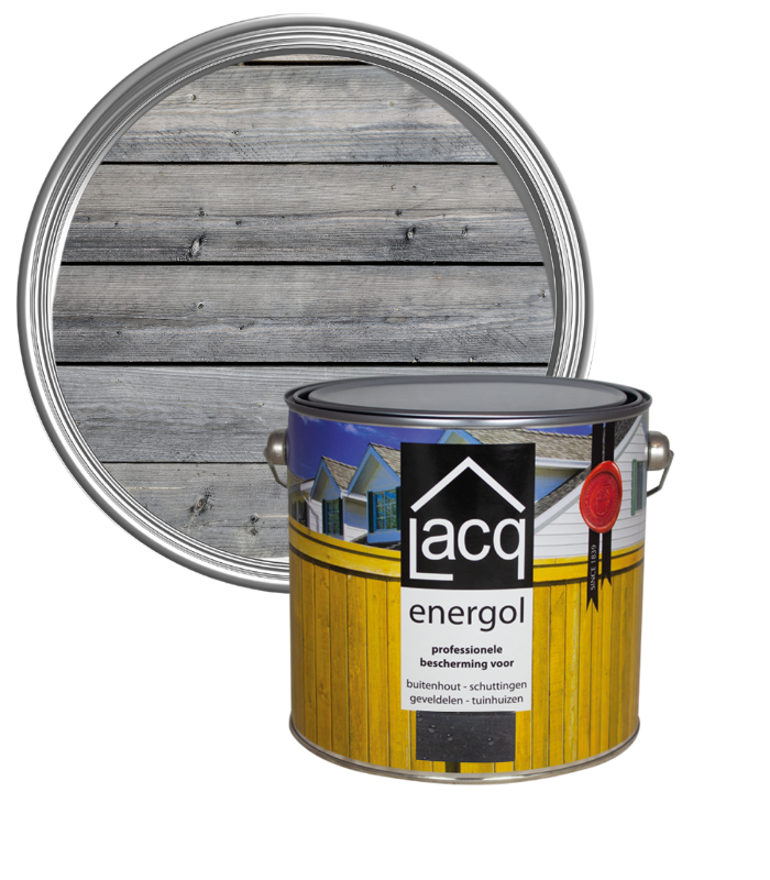 Lacq Energol Premium Wood Stain - Anthracite - 1 Litre