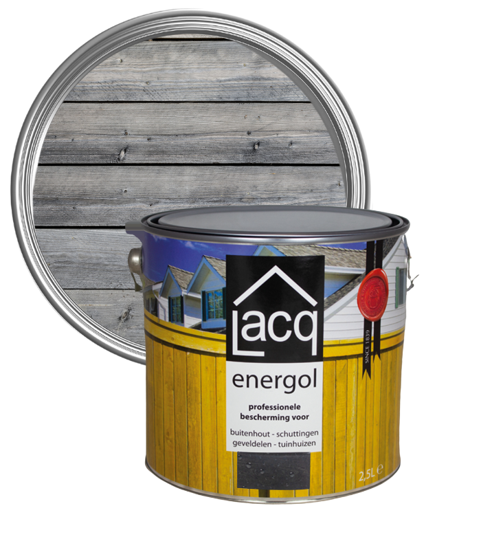 Lacq Energol Premium Wood Stain - Anthracite - 2.5 Litre