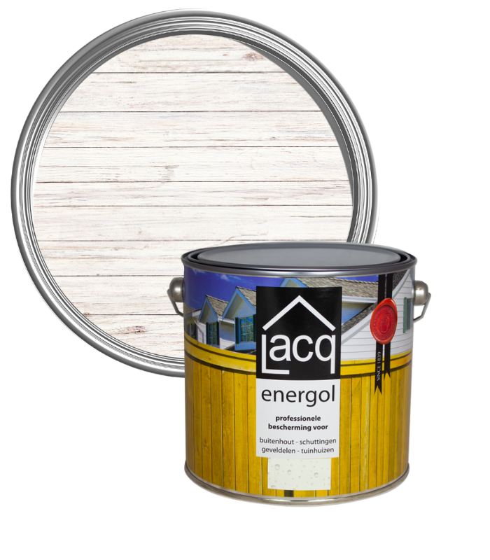 Lacq Energol Premium Wood Stain - White - 1 Litre