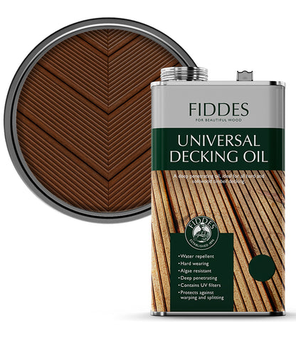 Fiddes - Decking Oil - 5 Litre - Chestnut