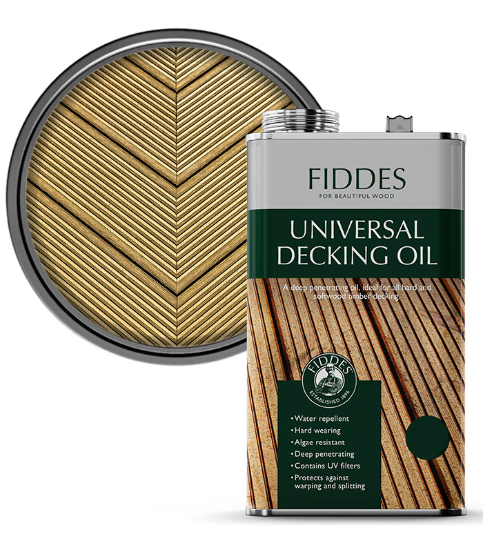 Fiddes - Decking Oil - 5 Litre - Natural Oak