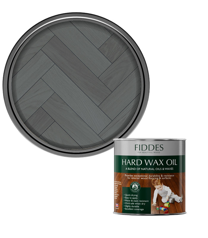 Fiddes Hard Wax Oil - 250ml - Belgium Grey