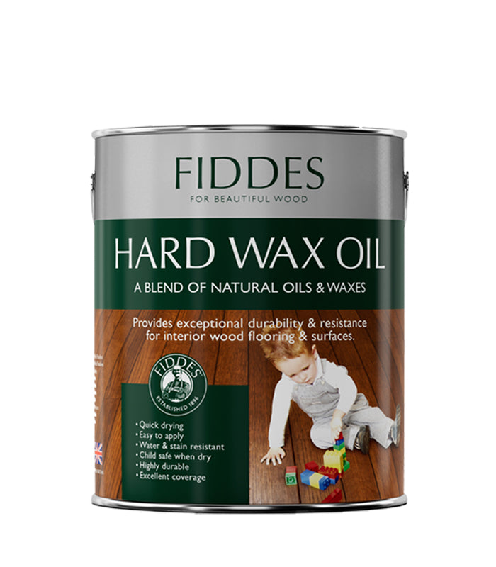 Fiddes Hard Wax Oil - 2.5 Litre - Clear Dead Matt