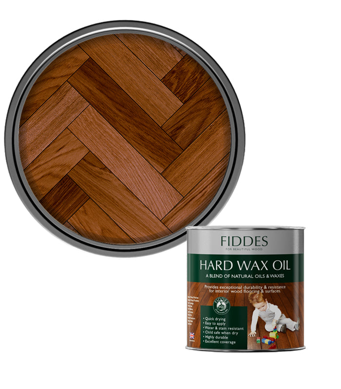 Fiddes Hard Wax Oil - 250ml - Dark Oak