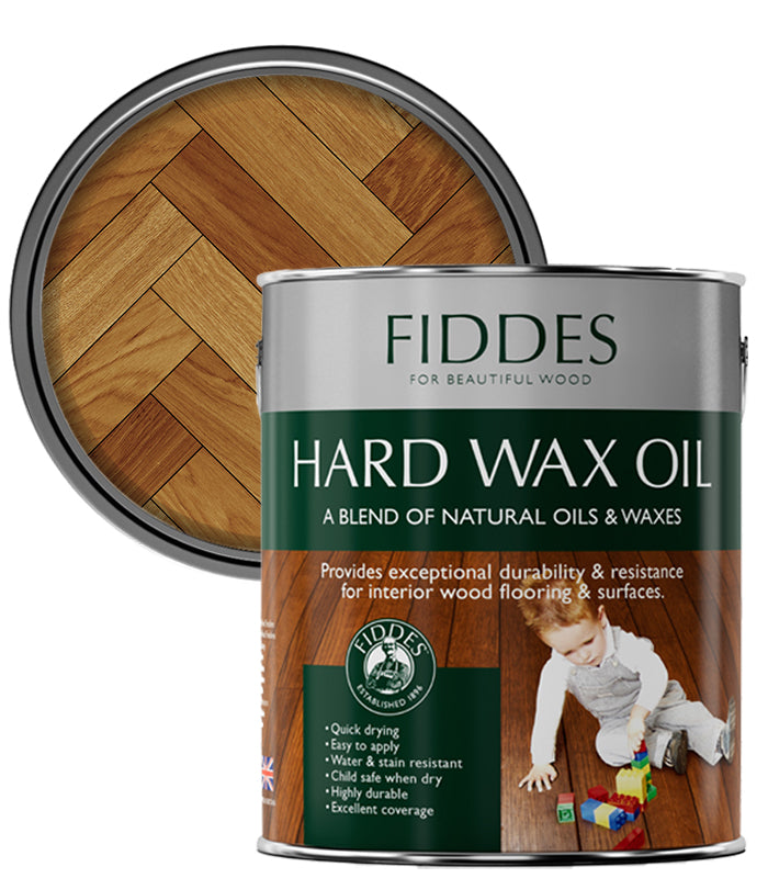 Fiddes Hard Wax Oil - 2.5 Litre - English