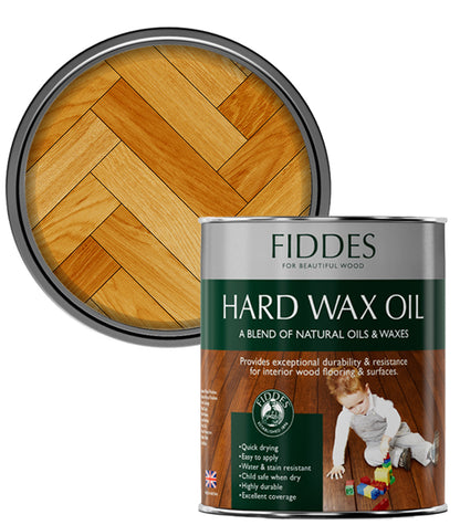 Fiddes Hard Wax Oil - 1 Litre - Light Oak