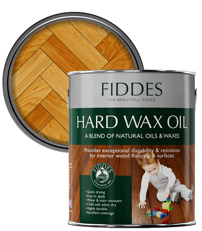 Fiddes Hard Wax Oil - 2.5 Litre - Light Oak