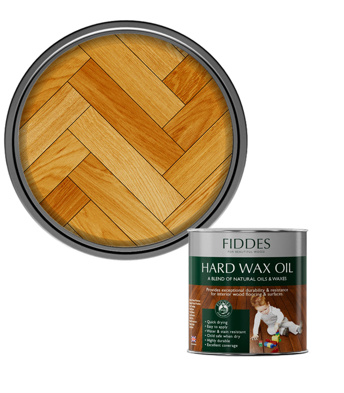 Fiddes Hard Wax Oil - 250ml - Light Oak