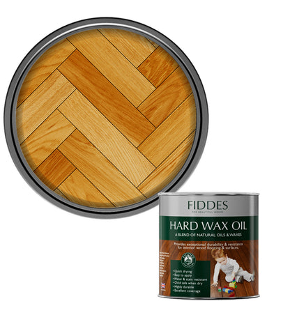 Fiddes Hard Wax Oil - 250ml - Light Oak