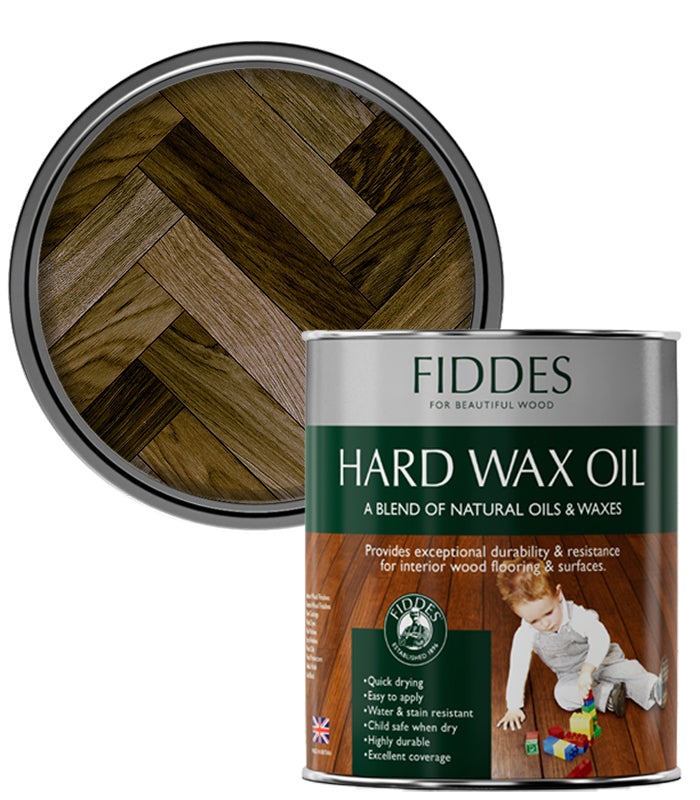 Fiddes Hard Wax Oil - 1 Litre - Onyx