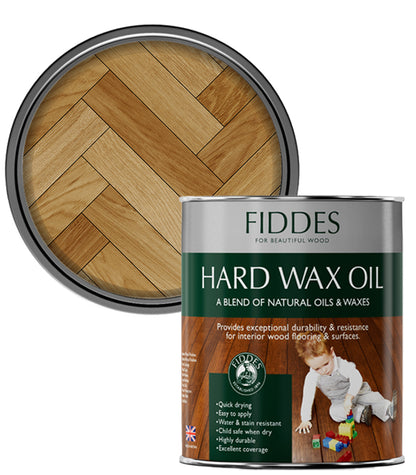 Fiddes Hard Wax Oil - 1 Litre - Whiskey