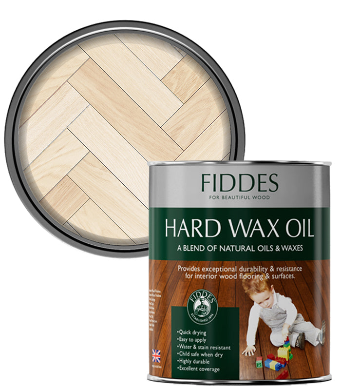 Fiddes Hard Wax Oil - 1 Litre - White