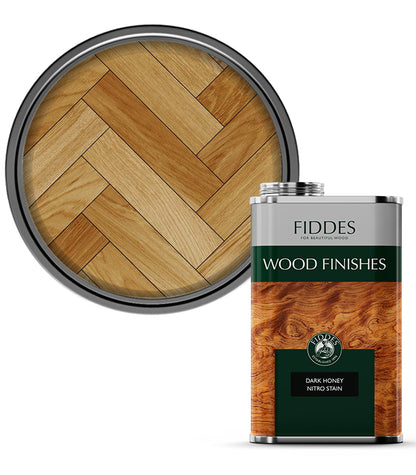 Fiddes - Nitro Floor Stain - 1 Litre - Dark Honey