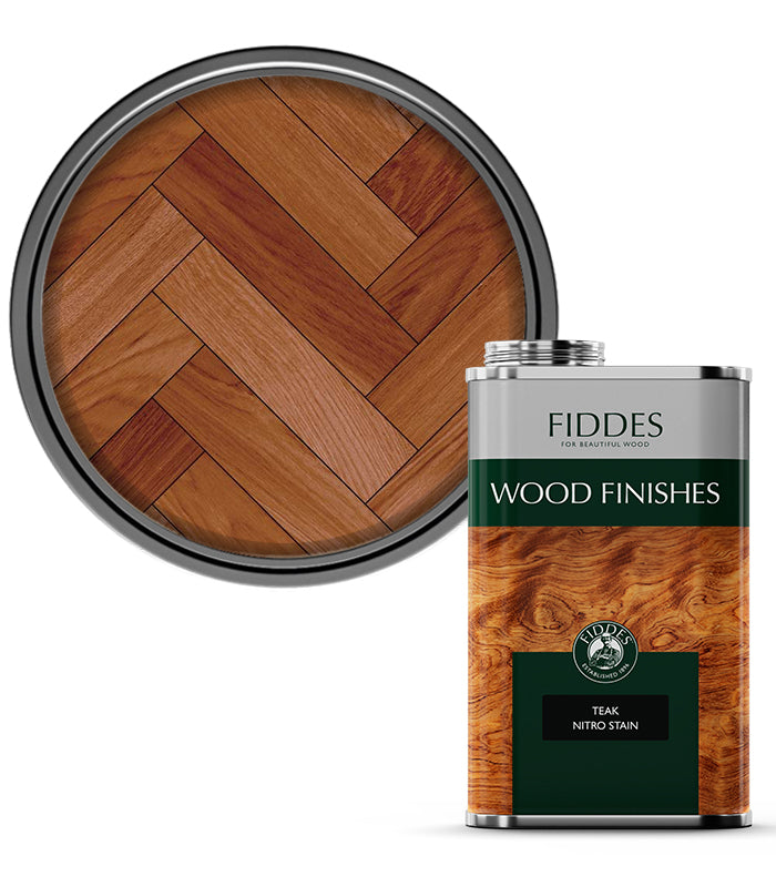 Fiddes - Nitro Floor Stain - 1 Litre - Teak