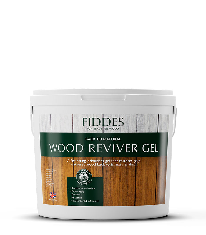 Fiddes Back to Natural Wood Reviver Gel - 2.5L - Restore Grey Weathered Wood