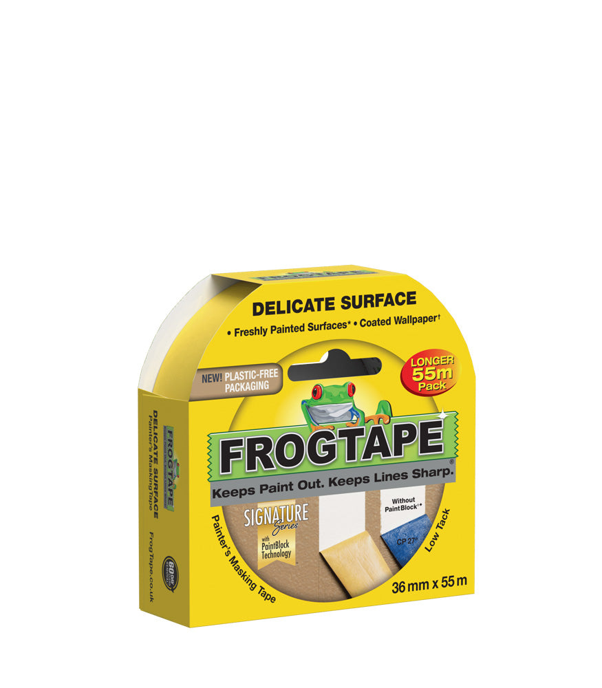 Frog Tape Delicate Surface Painters Tape - 36mm x 55 metres