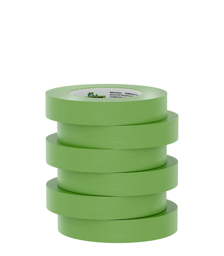 Frog Tape Multi-Surface Painters Tape - 24mm x 55 metres - 6 Pack