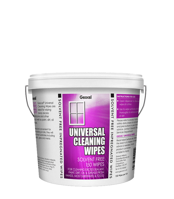 Geocel Universal Cleaning Wipes - 150 Pack