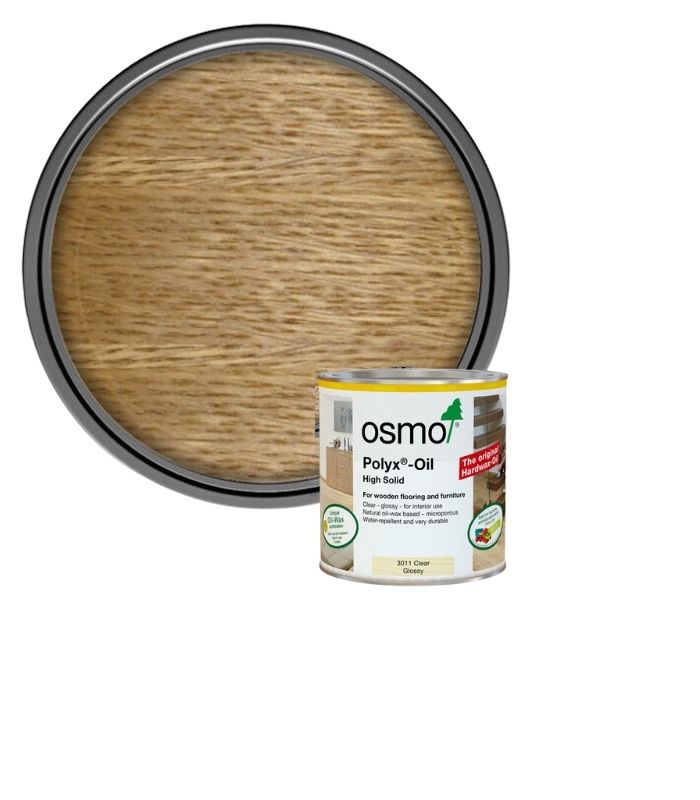 Osmo Polyx Hard Wax Oil - Clear - Gloss - 125ml