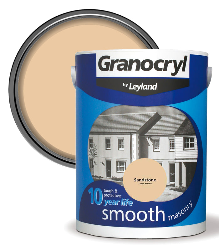 Granocryl Smooth Exterior Masonry Paint - 5L - Sandstone