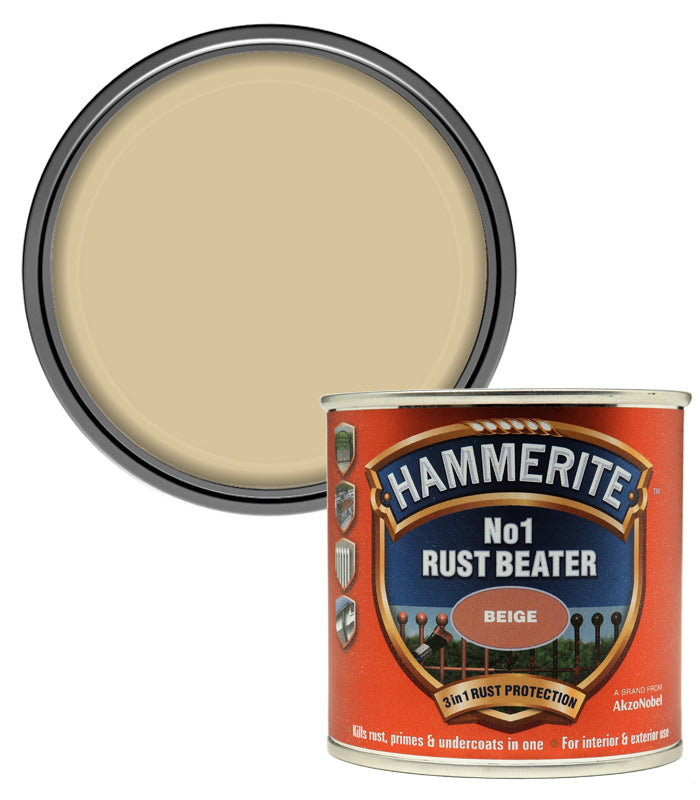 Hammerite - NO. 1 Rust Beater Paints - 250ML - Beige