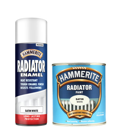 Hammerite Radiator Enamel Metal Paint - White