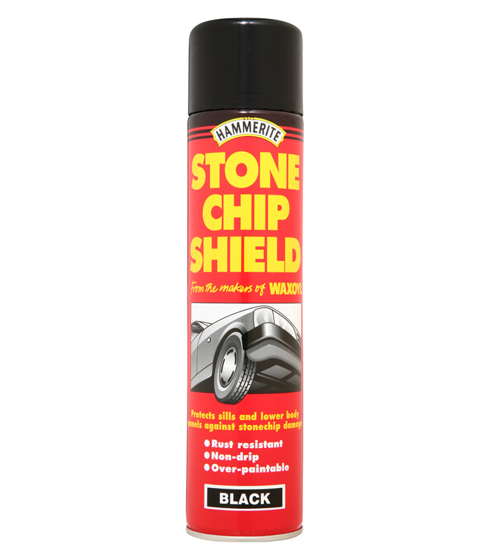 Hammerite - Stone Chip Shield - 600ML Aerosol - Black