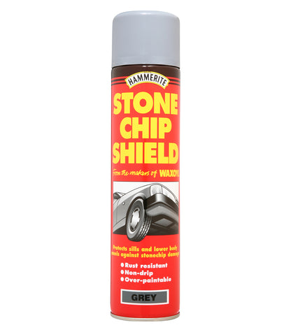 Hammerite - Stone Chip Shield - 600ML Aerosol - Grey