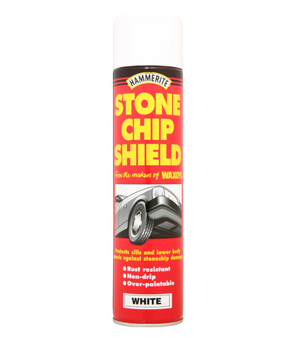 Hammerite - Stone Chip Shield - 600ML Aerosol - White