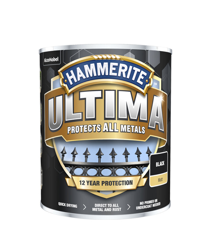 Hammerite Ultima Matt Metal Paint - 750ml