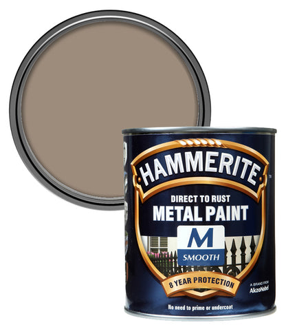 Hammerite - Smooth Direct to Rust - 750ML - Garden Bark