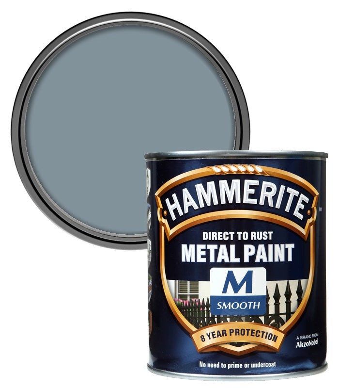 Hammerite - Smooth Direct to Rust - 750ML - Misty Lake