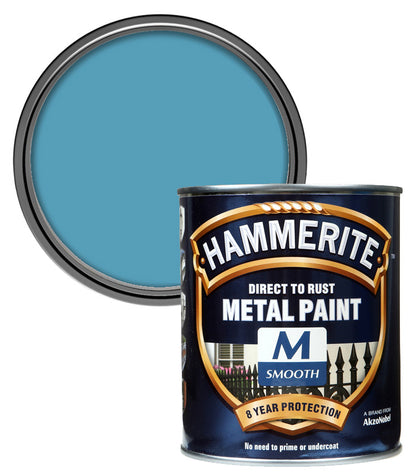 Hammerite - Smooth Direct to Rust - 750ML - Sky Reflection