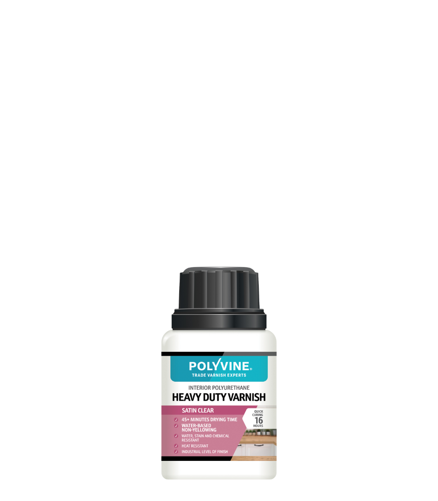 Polyvine - Heavy Duty Interior Wood Varnish - Satin - 100ml