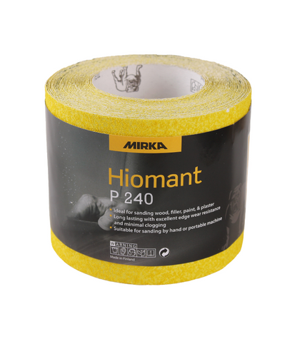 Mirka Hiomant Yellow Sanding Rolls - 115mm x 5m