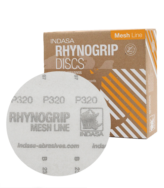 Indasa Rhynogrip Mesh Line Discs - 225mm - 25 Pack - P80