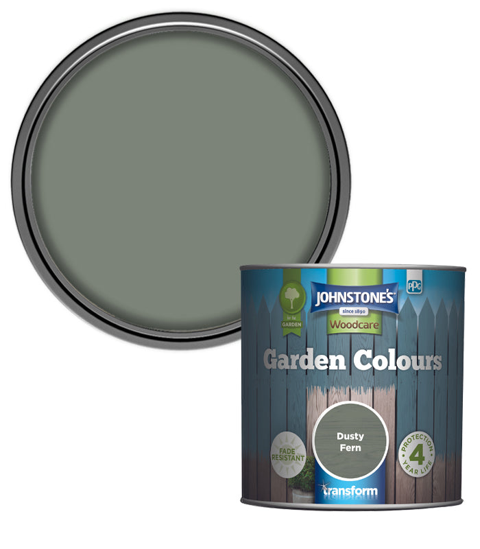 Johnstones Woodcare Garden Colours Paint - 1L - Dusty Fern
