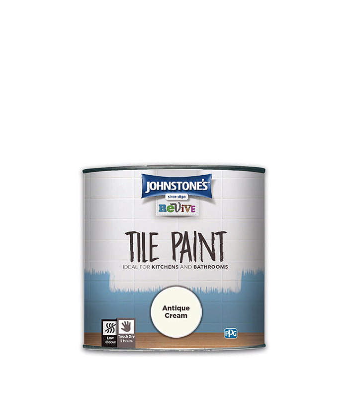 Johnstones Revive Tile Paint for Kitchens & Bathrooms - All Colours - 750ml