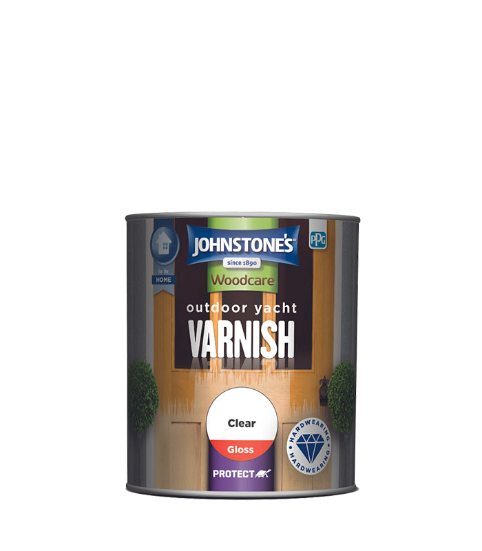 Johnstones Woodcare Outdoor Yacht Varnish - Clear Gloss - 750ml