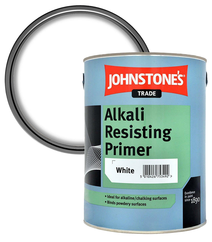 Johnstones Trade Alkali Resisting Primer White - 5 Litres