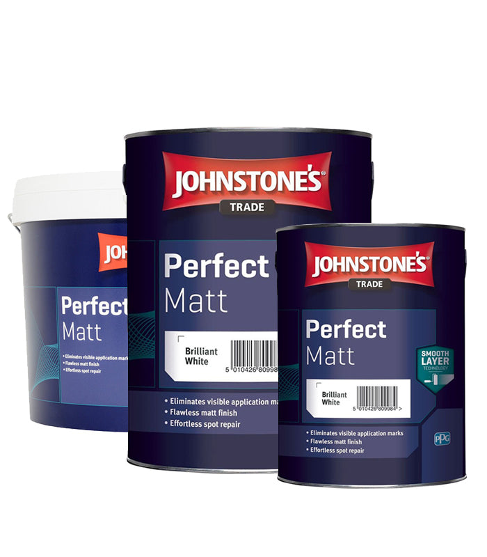 Johnstones Trade Perfect Matt Paint - Brilliant White